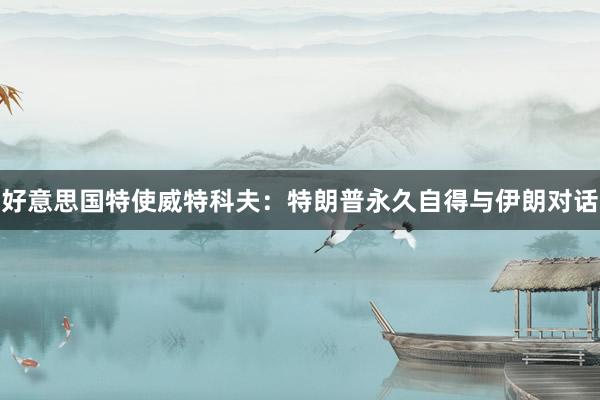 好意思国特使威特科夫：特朗普永久自得与伊朗对话