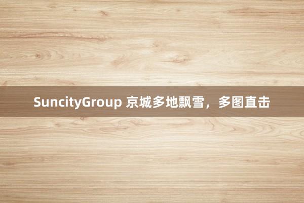 SuncityGroup 京城多地飘雪，多图直击