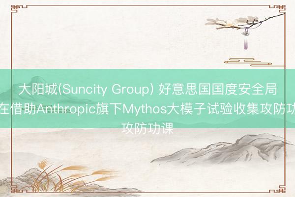 大阳城(Suncity Group) 好意思国国度安全局正在借助Anthropic旗下Mythos大模子试验收集攻防功课